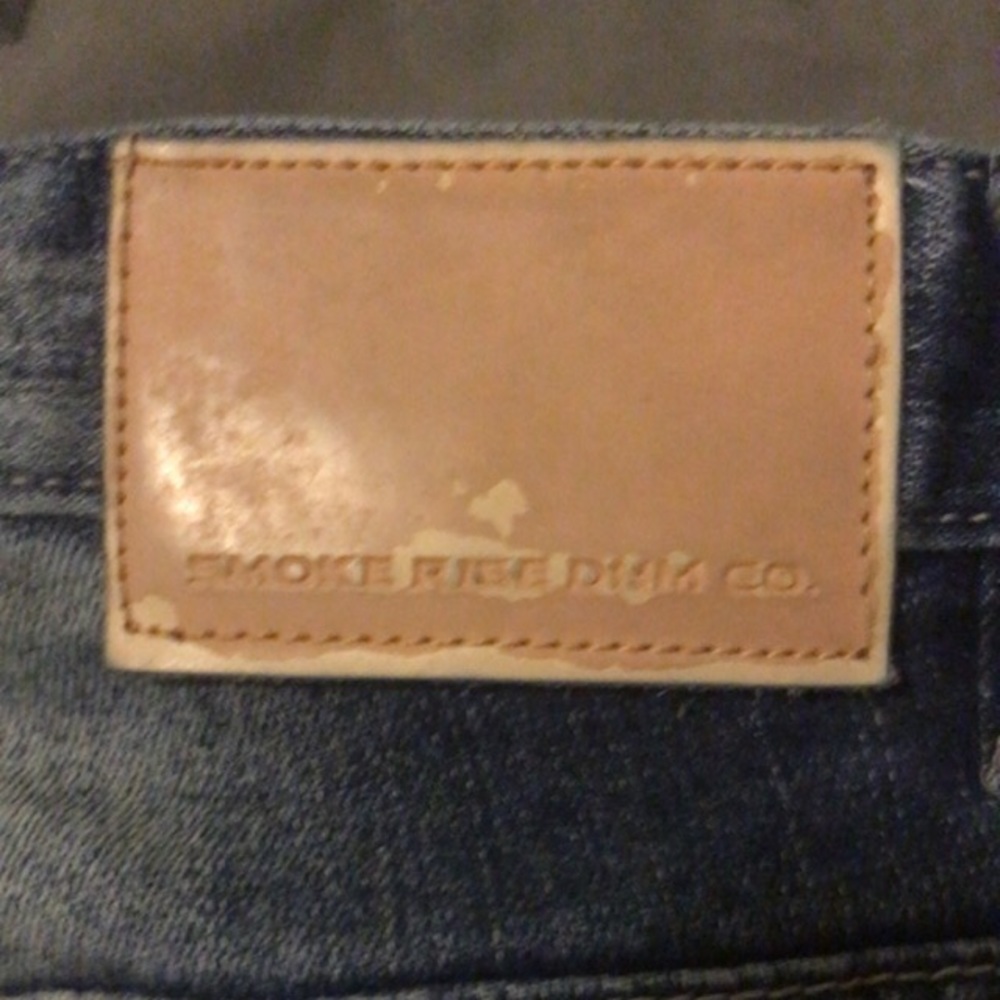 Smokerise denim jeans
